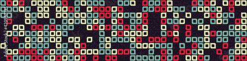 Abstract Geometric Pattern generative computational art illustration