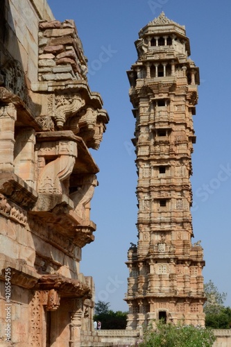 Vijaya Stambha, the tower of victory in Chittaurgarh photo