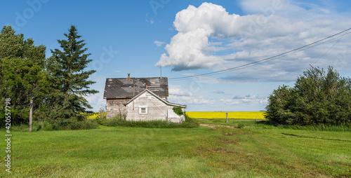 abandoned farmhouse