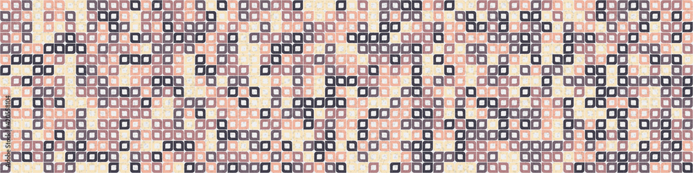 Abstract Geometric Pattern generative computational art illustration