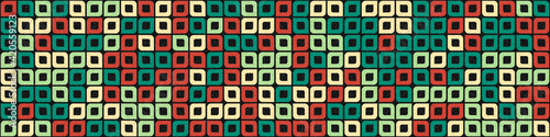 Abstract Geometric Pattern generative computational art illustration