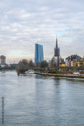 River Main in Frankfurt Germany - travel photography