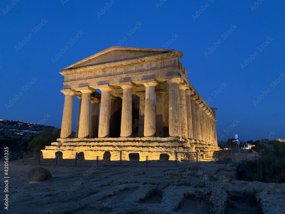 Italy, Sicily: Agrigento: temple