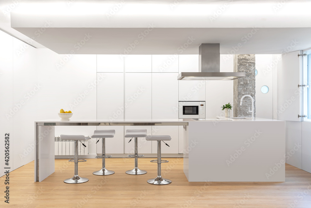 Interior Light modern Kitchen