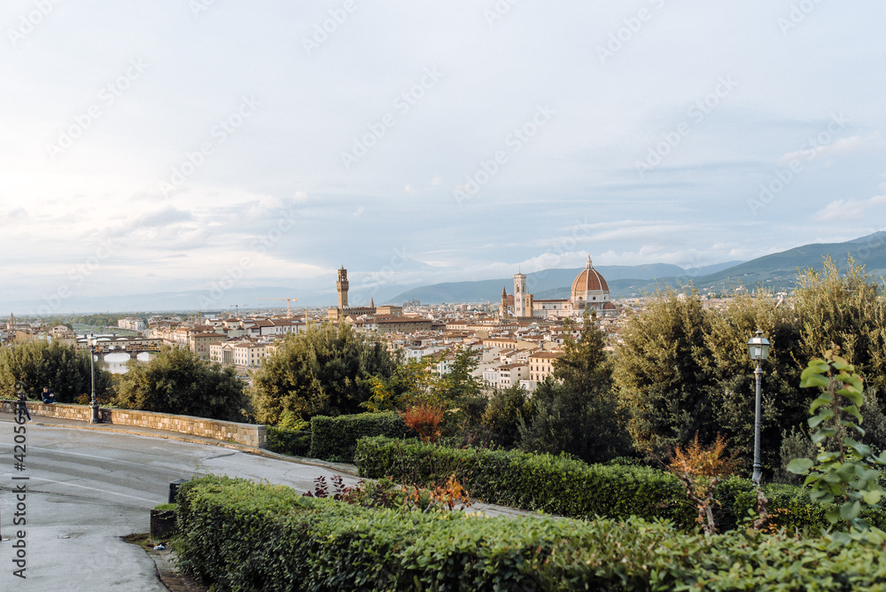 Fototapeta premium A view of Florence