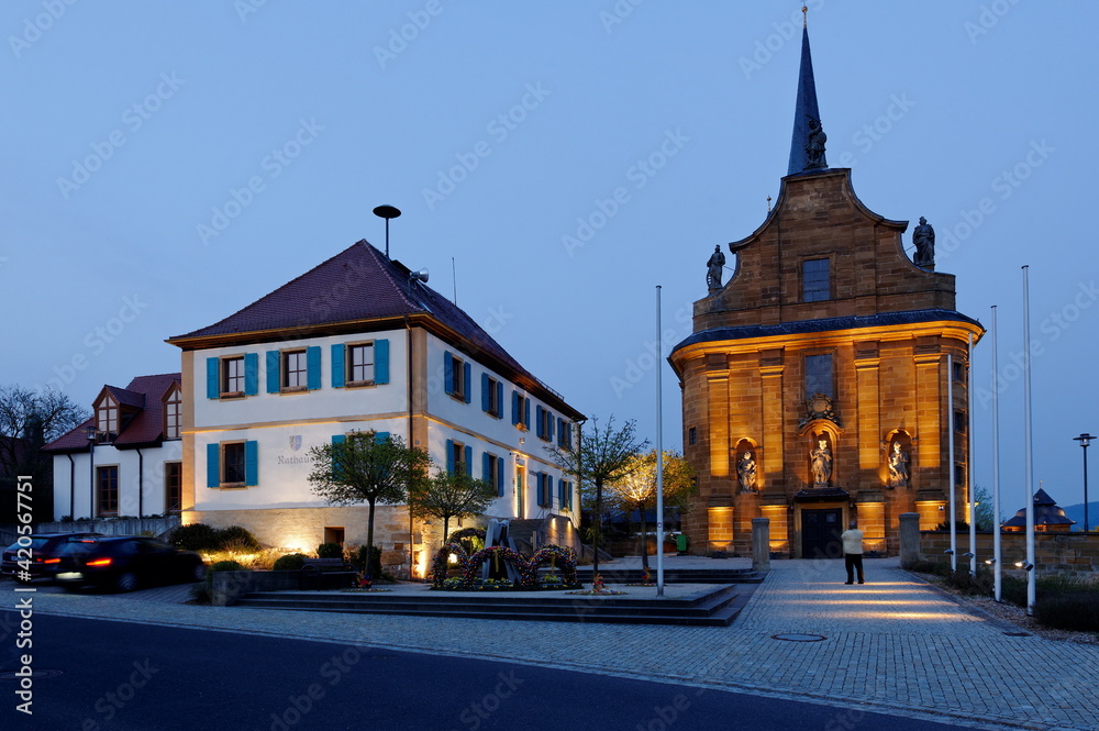 Fototapeta premium Litzendorf leuchtet