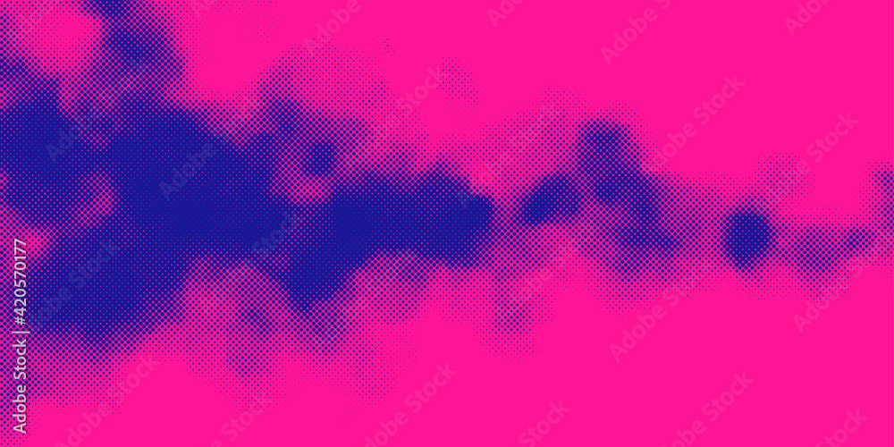 Monochrome printing raster. Texture of dots. Vector illustration for website design