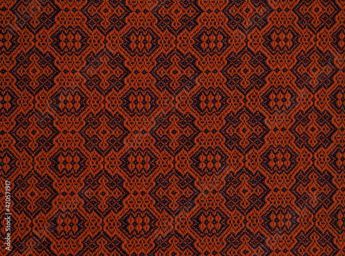 Surface of cloth with ornament