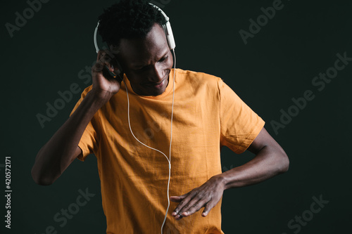 portrait of a young black man