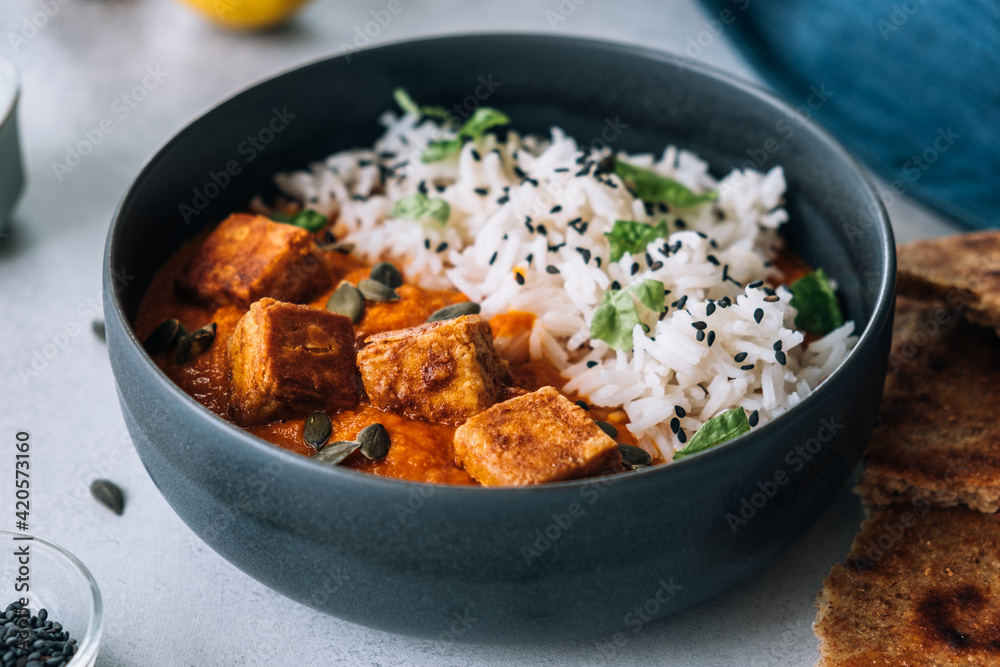 Tofu tikka masala Tofu tikka masala
