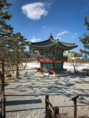 Cheongsong Pavilion on Pine Island, Pyeongchang, South Korea