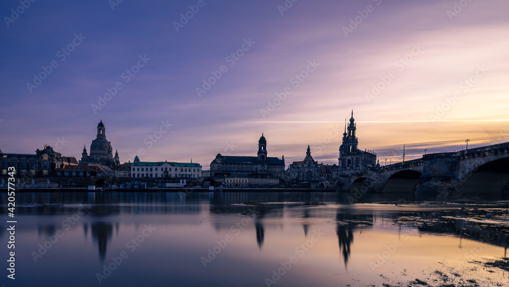 Dresden Sonnenuntergang