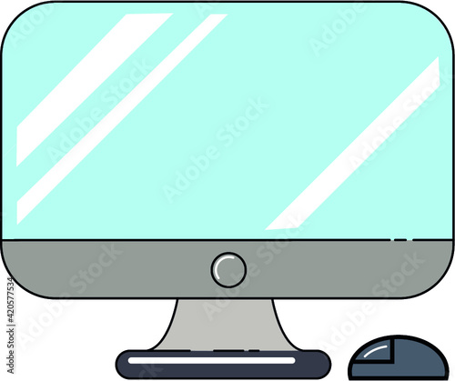workplace  Job  monitor a computer