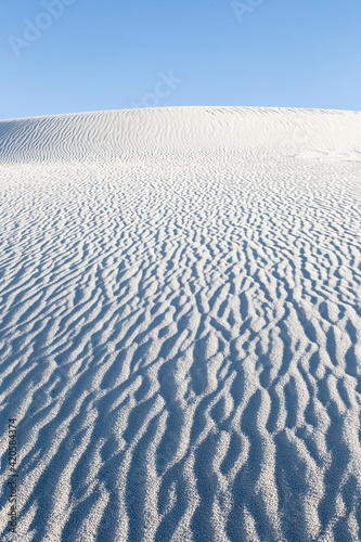 USA, New Mexico, White Sands National Monument. Desert landscape.