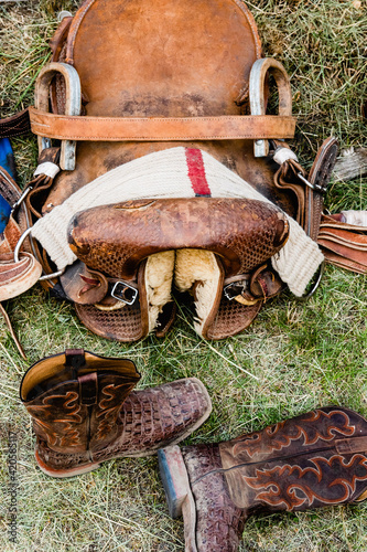 Saddle & Boots