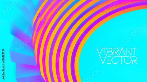 Geometric colorful background futuristic digital purple concept. Abstract gradient digital vector.