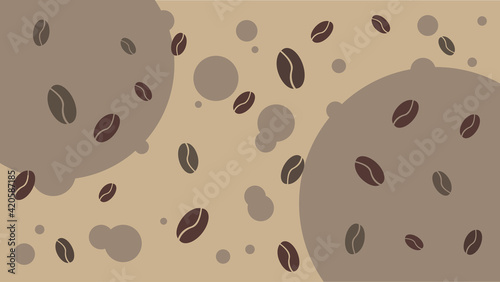background with coffee beans