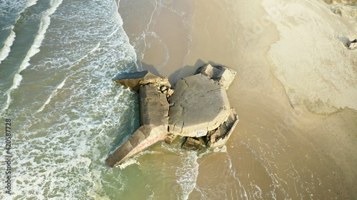 Photos Blockhaus sur la plage de Leffrinckoucke