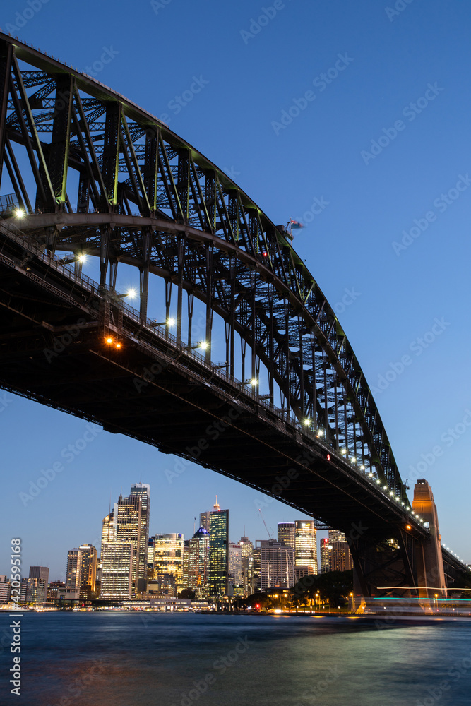 Sydney Harbour at night. New South Wales. Australia. Sydney Harbour at night. New South Wales. Australia.