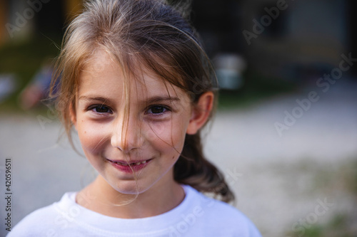 Portrait of beautiful little girl