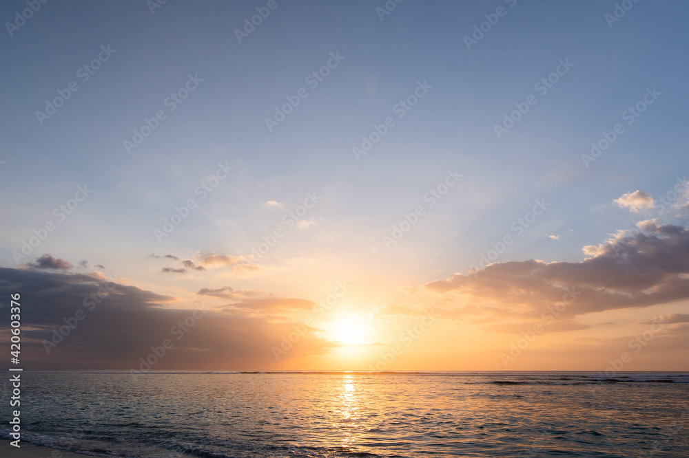 sunset seascape sunset seascape