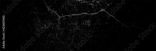 Black Grunge Background. Dirty metal surface. Dark texture. Vector illustration