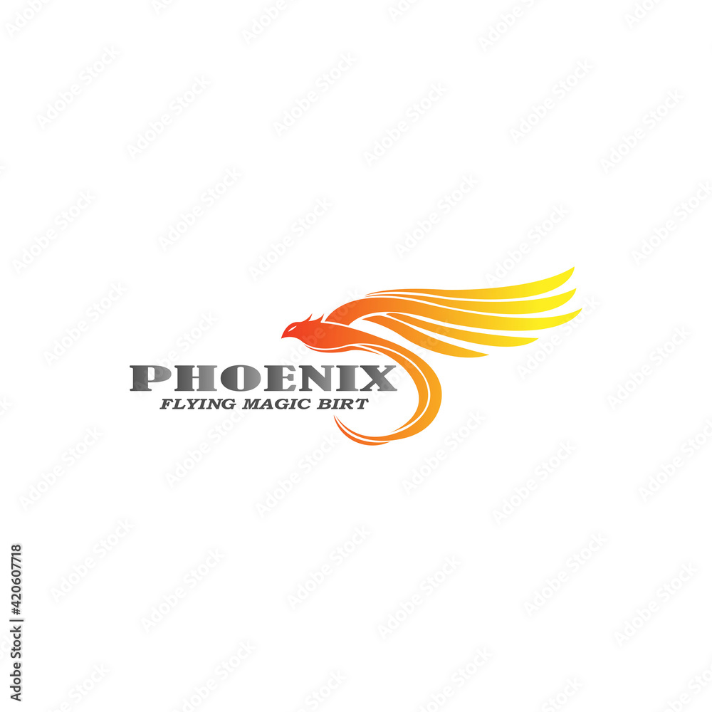 Vector of Phoenix logo Design template Vector of Phoenix logo Design template