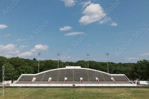 Empty Stadium with field