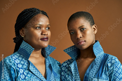 Portrait of African sisters photo