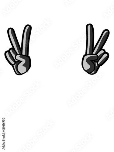 2 Hände Peace 