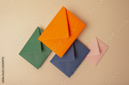 Coloured envelopes