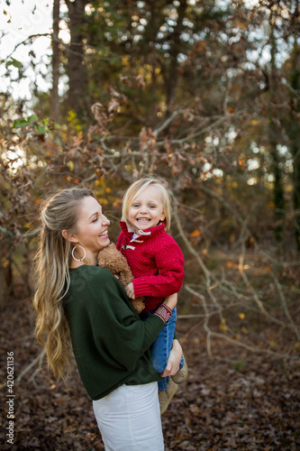 Mother and Son Hugging