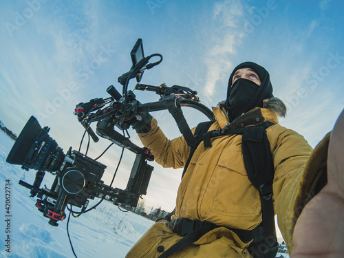 Cinematographer Behind The Scenes photo