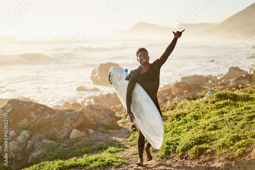 Surfing lifestyle in Africa photo