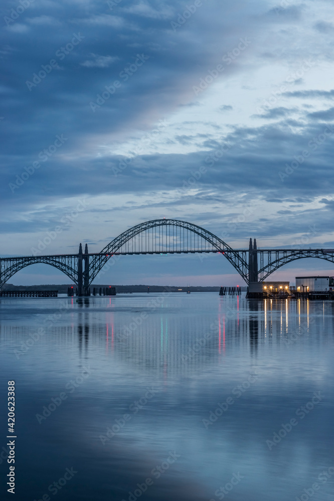 Oregon, Newport, Yaquina Bay Bridge