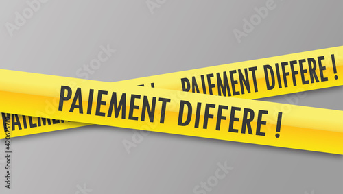 Logo paiement différé.