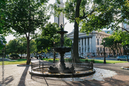 Downtown Park in Springfield Massachusetts