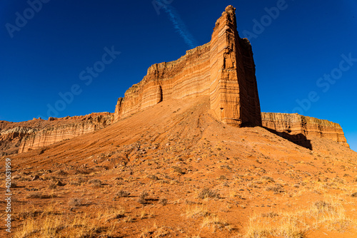 Red Sandstone mountain in Capital Reef National Park