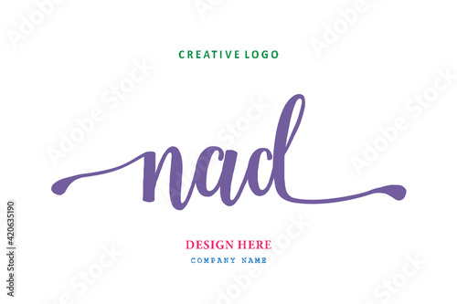 NAD lettering logo is simple, easy to understand and authoritative