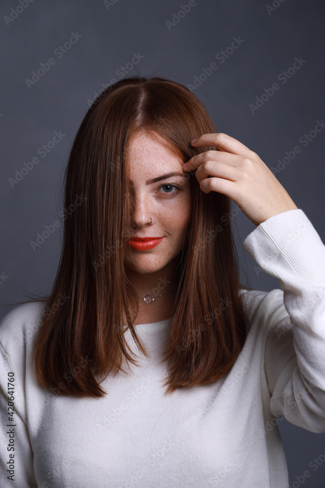 portrait of young woman portrait of young woman