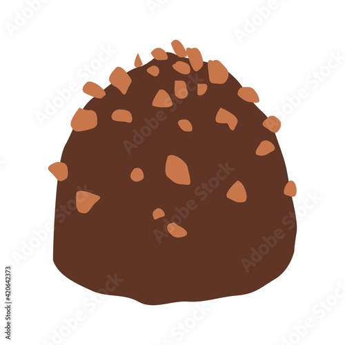 Chocolate covered candy.