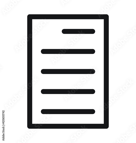 Wallpaper Mural Document Line Vector Icon Torontodigital.ca