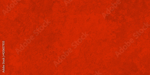 red plaster wall