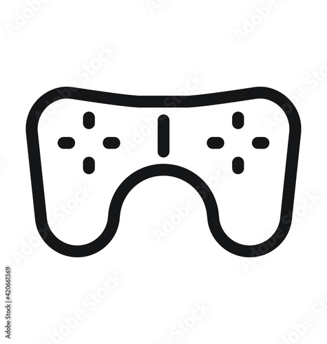 Gamepad Vector Outline Icon