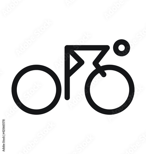 Cycle Vector Outline Icon