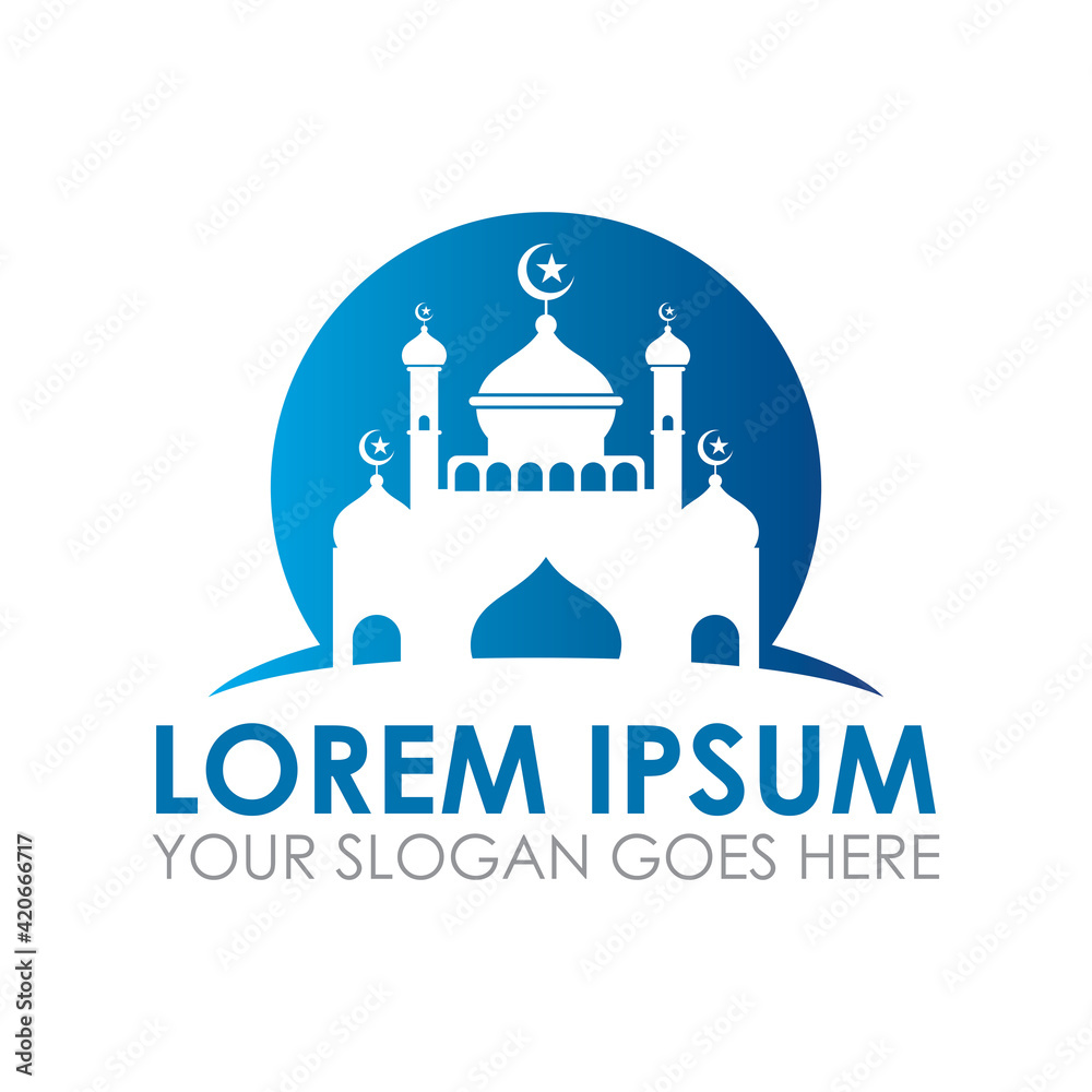 ramadan vector , muslim logo vector
