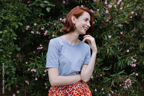 Cheerful woman