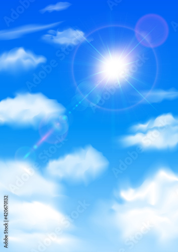 空のベクター素材
