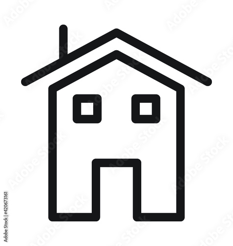 Home Line Vector Icon