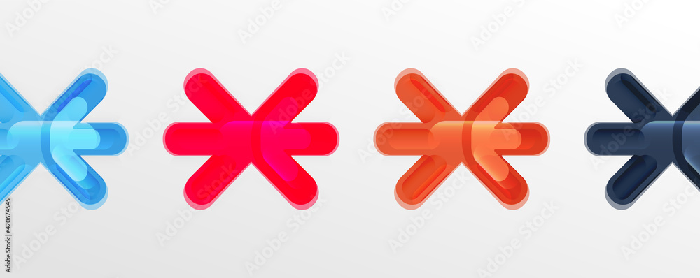 Abstract glossy crosses background for business or technology presentations, internet posters or web brochure covers Abstract glossy crosses background for business or technology presentations, internet posters or web brochure covers